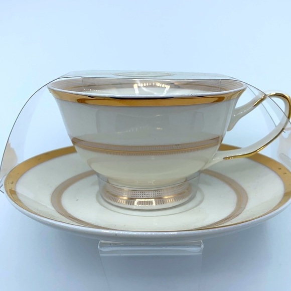 Grace Teaware Teacup and Saucer Set - Picture 1 of 5